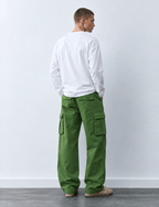 Straight Fit Cargo Pants – Green