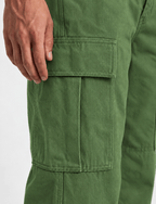 Straight Fit Cargo Pants – Green