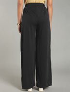 Black Wide-Leg Trousers