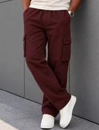 Brown Baggy Cargo Pants