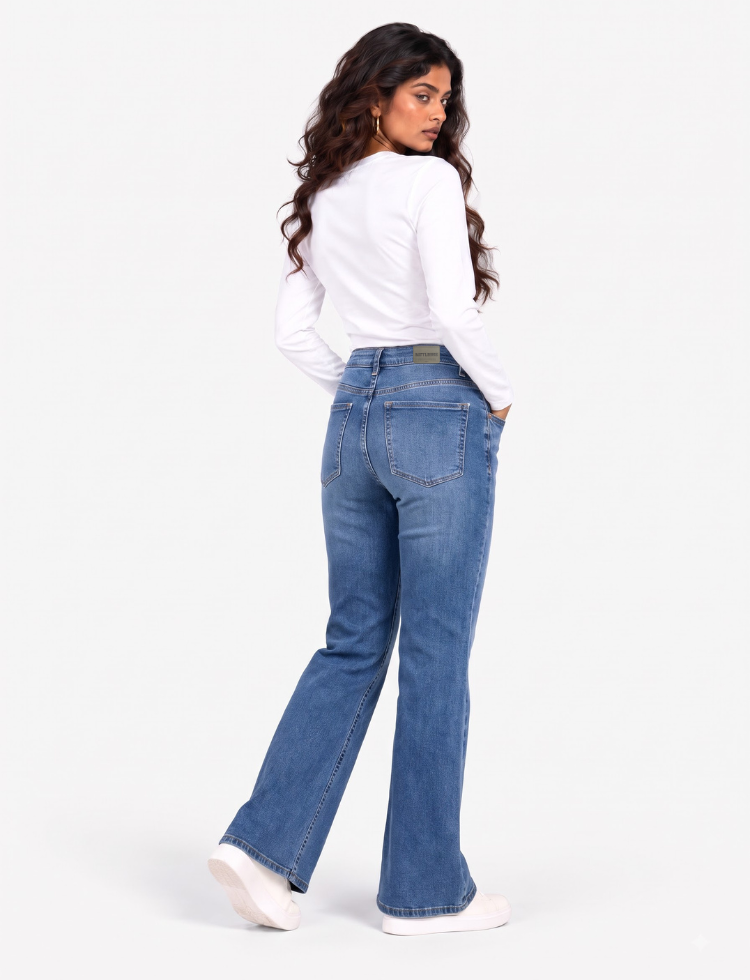 Light Blue Bootcut Jeans