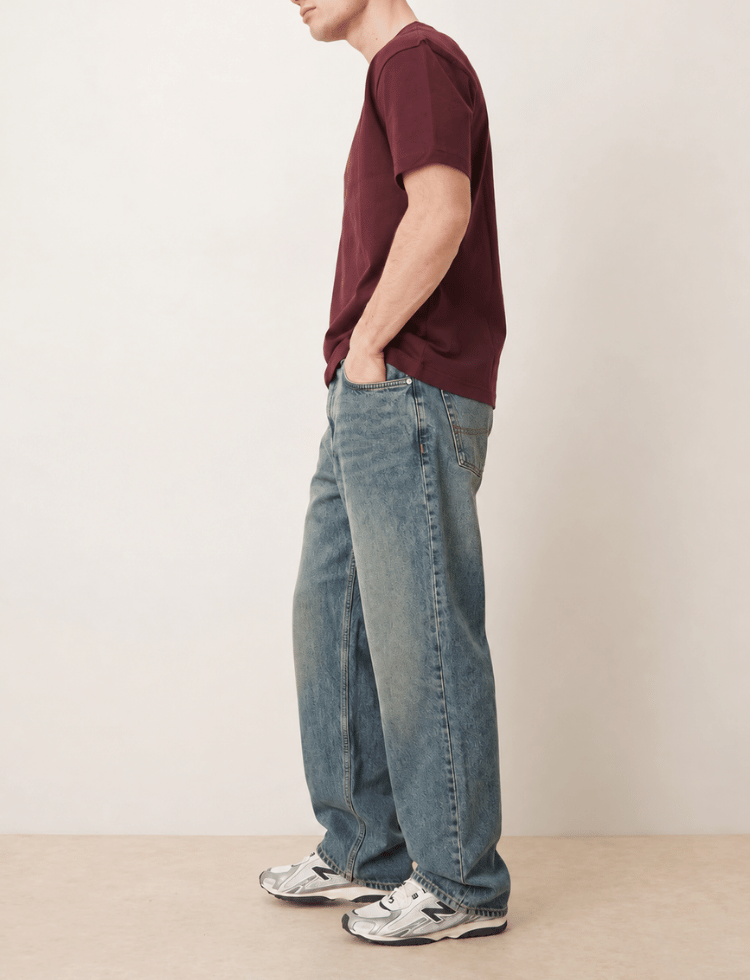 Loose Fit Wide-Leg Jeans
